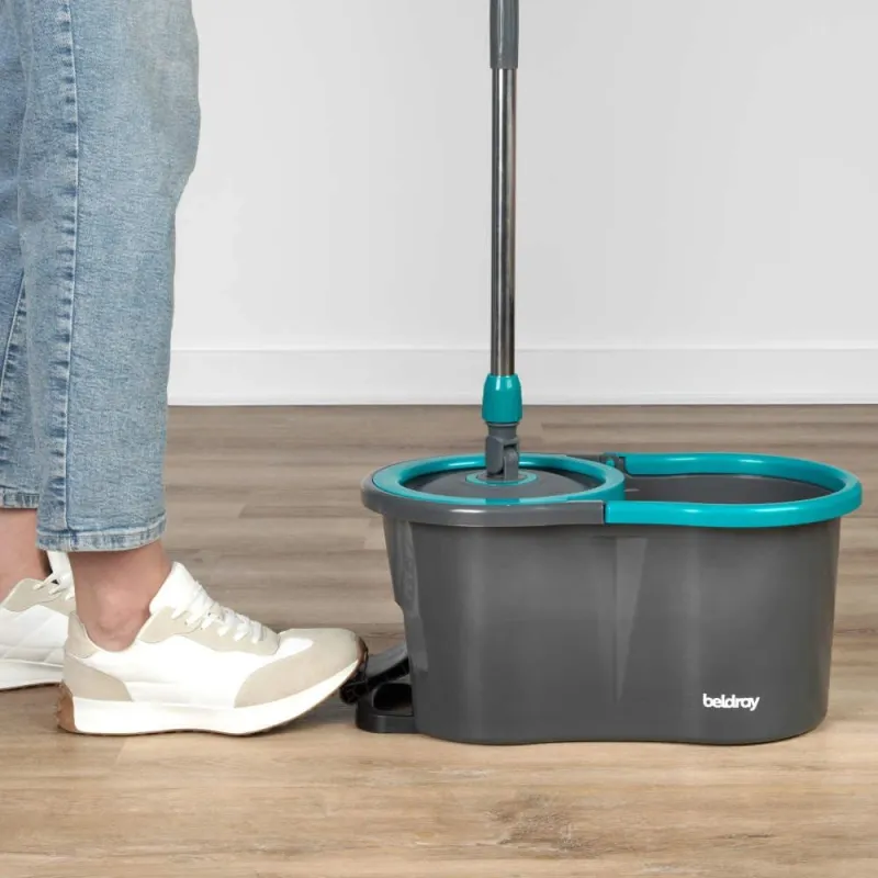 Beldray LA00000186UFEU7 Anti-bac Spin & Wring Mop Set
