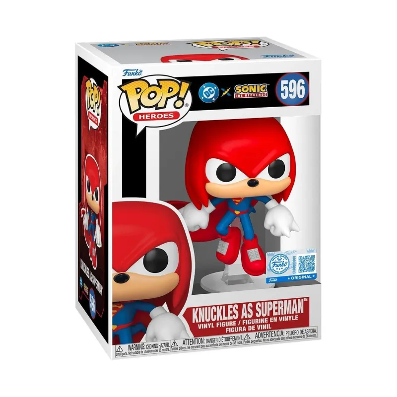 FUNKO POP! Vinila figūra: DC - Sonic - Knuckles - Superman