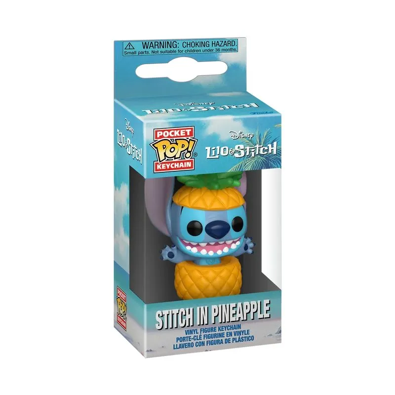 FUNKO POP! atslēgu piekariņš: Disney: Lilo & Stitch - Stitch in pineapple​