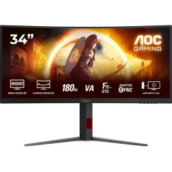 Monitors AOC CU34G4. VA. 180 Hz. WQHD. 34