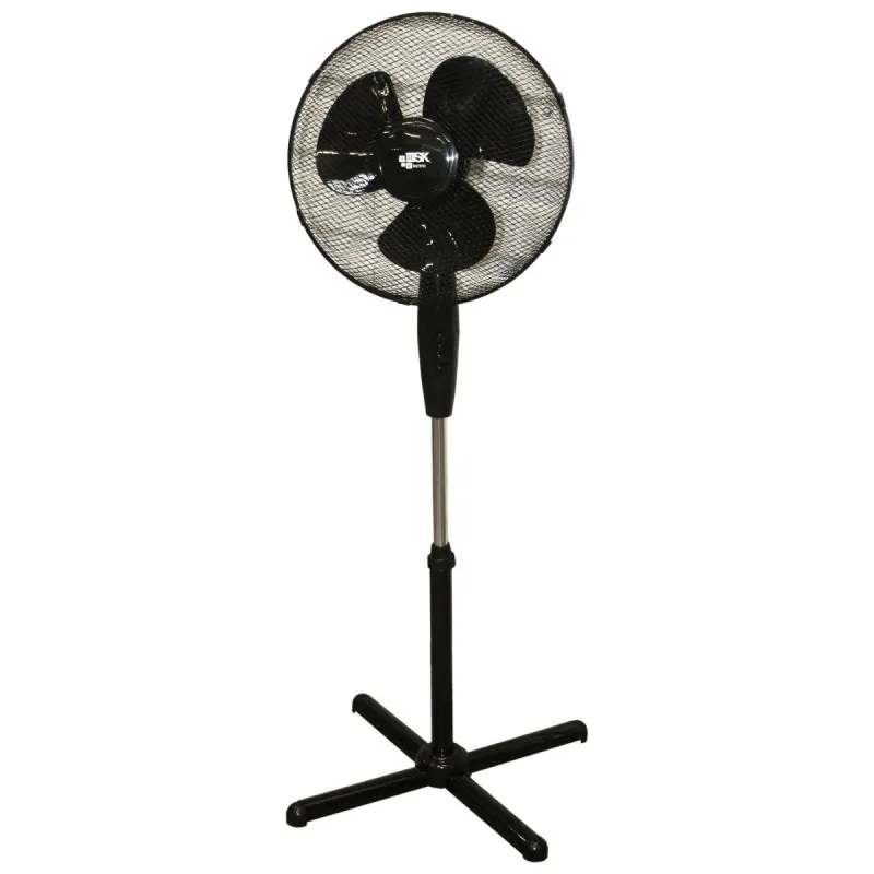 Grīdas ventilators 40.64cm, 40W, 3 ātrumi, melns