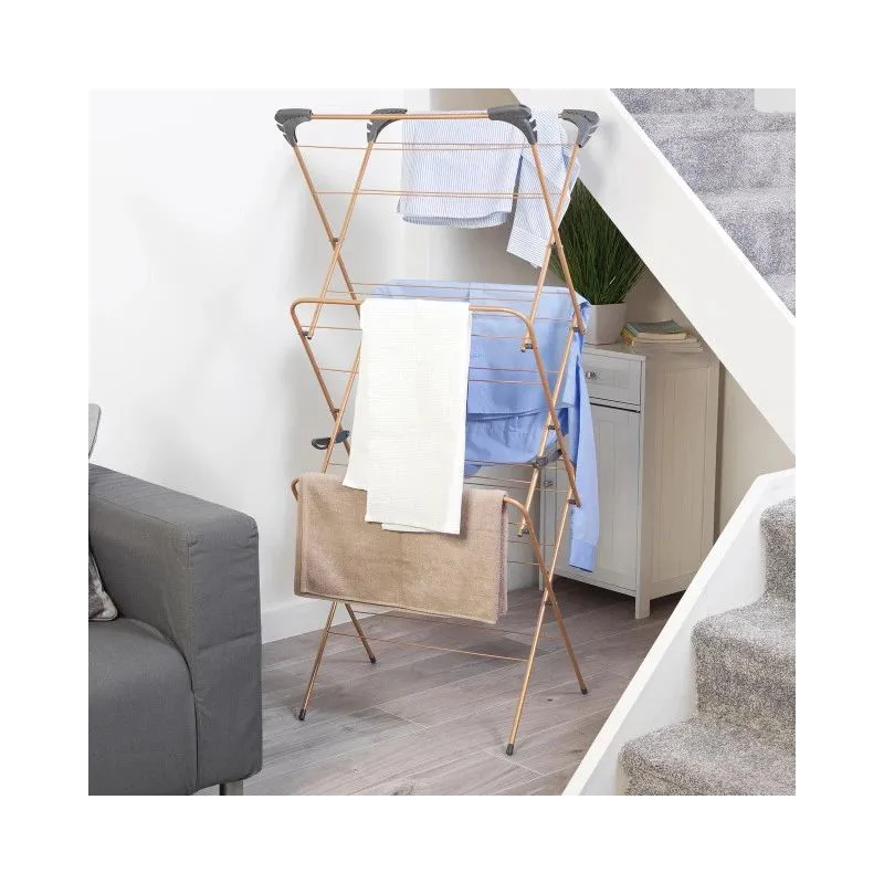 Beldray LA089397GRYEU7 150 Years 3 Tier Airer Grey & Copper