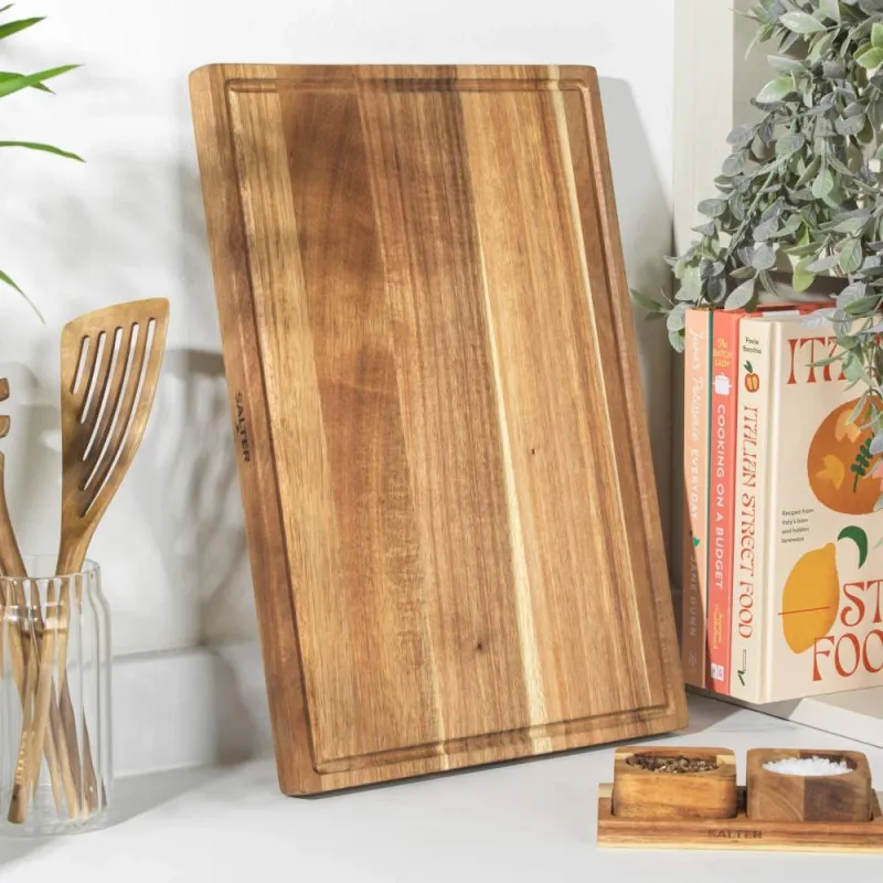 Salter BW13695 Toronto Chopping Board 44 x 30 cm, Wood
