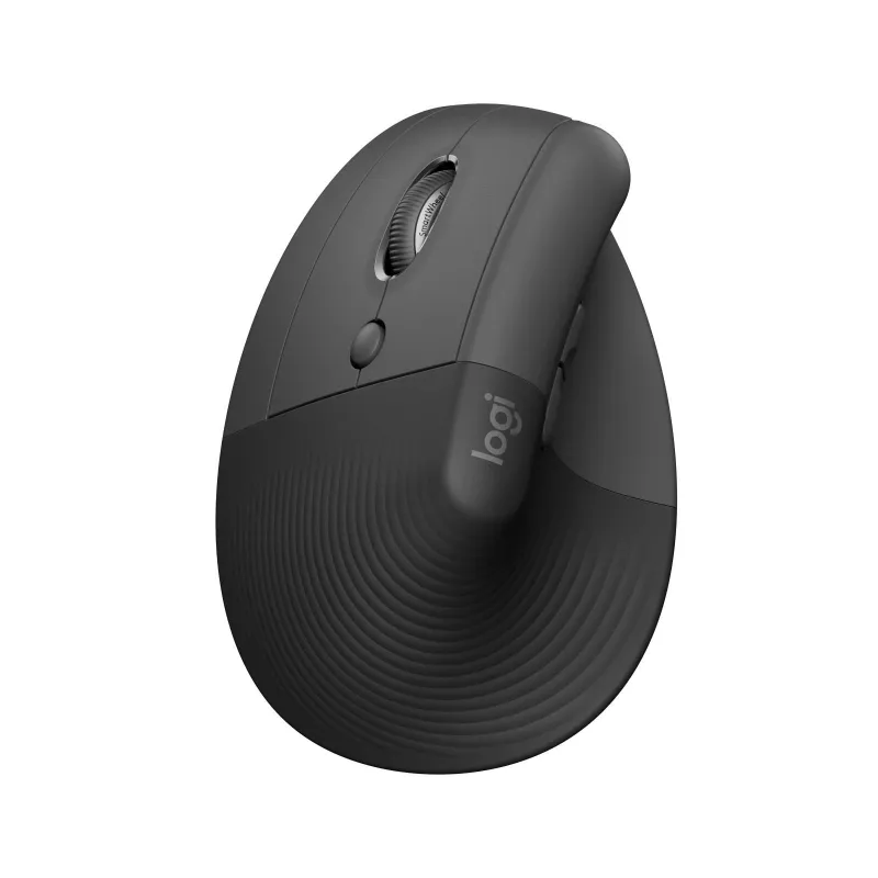 Mouse usb optical wrl vertical-grap-black 910-006495 logitech