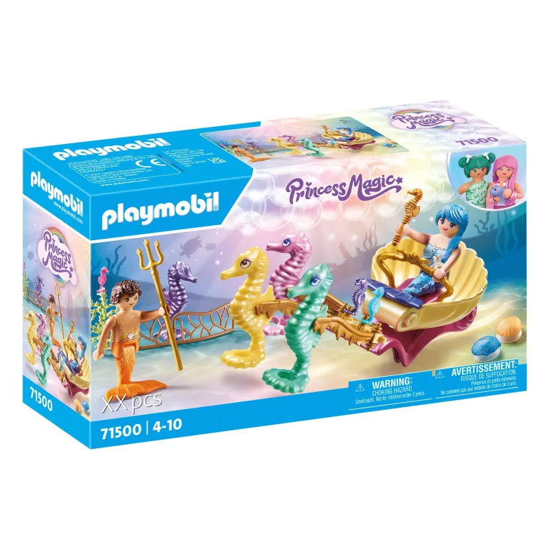 PLAYMOBIL MERMAIDS Nāriņa ar jūras zirdziņu karieti 71500