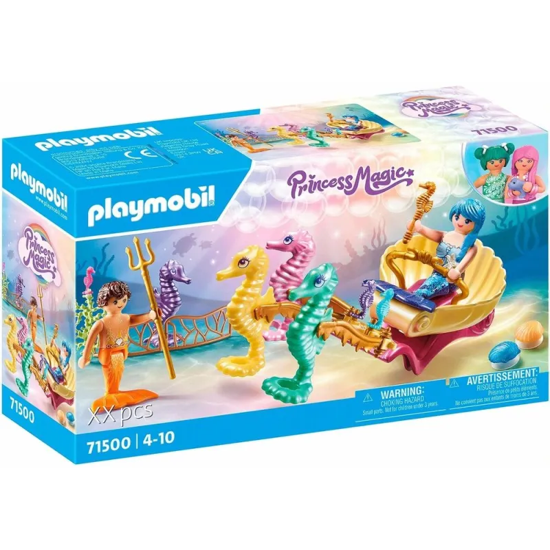 PLAYMOBIL MERMAIDS Nāriņa ar jūras zirdziņu karieti 71500