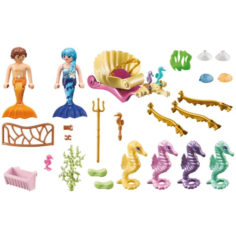 PLAYMOBIL MERMAIDS Nāriņa ar jūras zirdziņu karieti 71500
