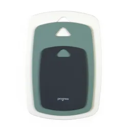 Progress BW13976G Neutrals 3 Piece Double-Sided Chopping Board Set