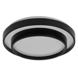 Šviestuvas lubų Osram. LED. 24W. 3000K. 1450lm. DIA385. juoda