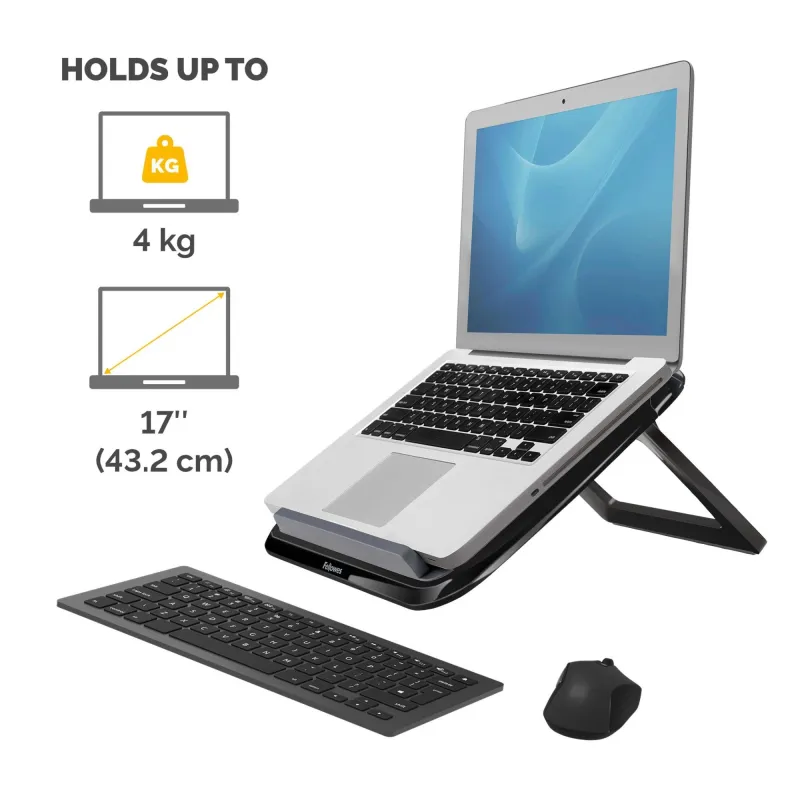 Nb acc stand quick lift black-i-spire -17 8212001 fellowes