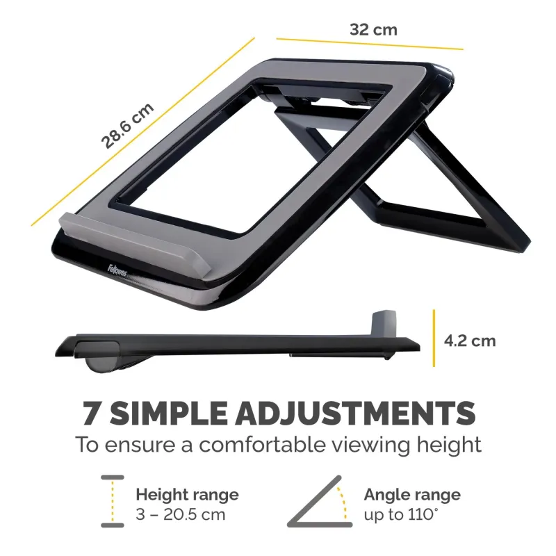 Nb acc stand quick lift black-i-spire -17 8212001 fellowes