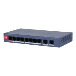 Switch-DAHUA-DH-CS4010-8ET2GT-60-Switch layer L2-8xRJ-45 ports-RJ-45 Ports Type Fast Ethernet ,10-100,-2xGigabit Ethernet