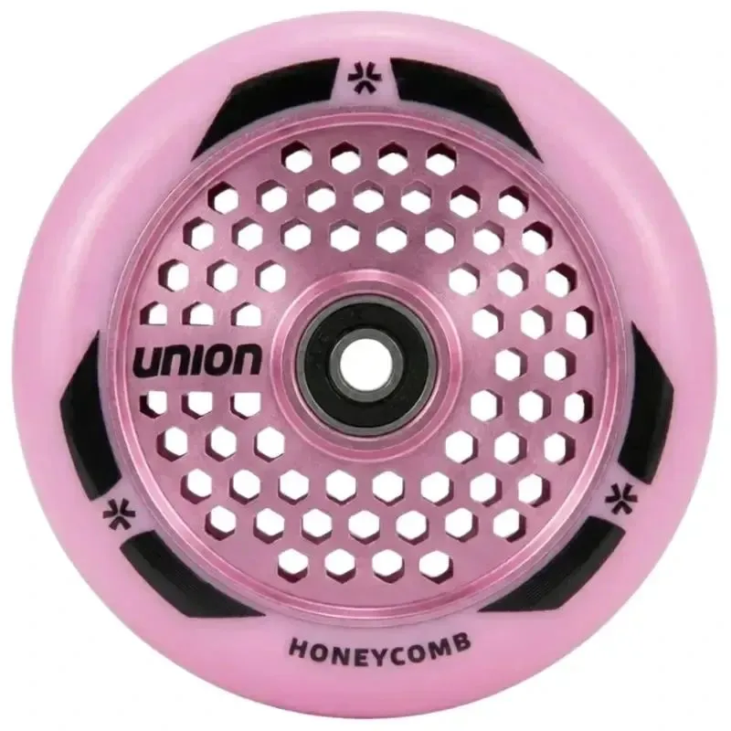 Ritenis skrejritenim UNION Honeycomb Pro Scooter Wheel 110mm, rozā