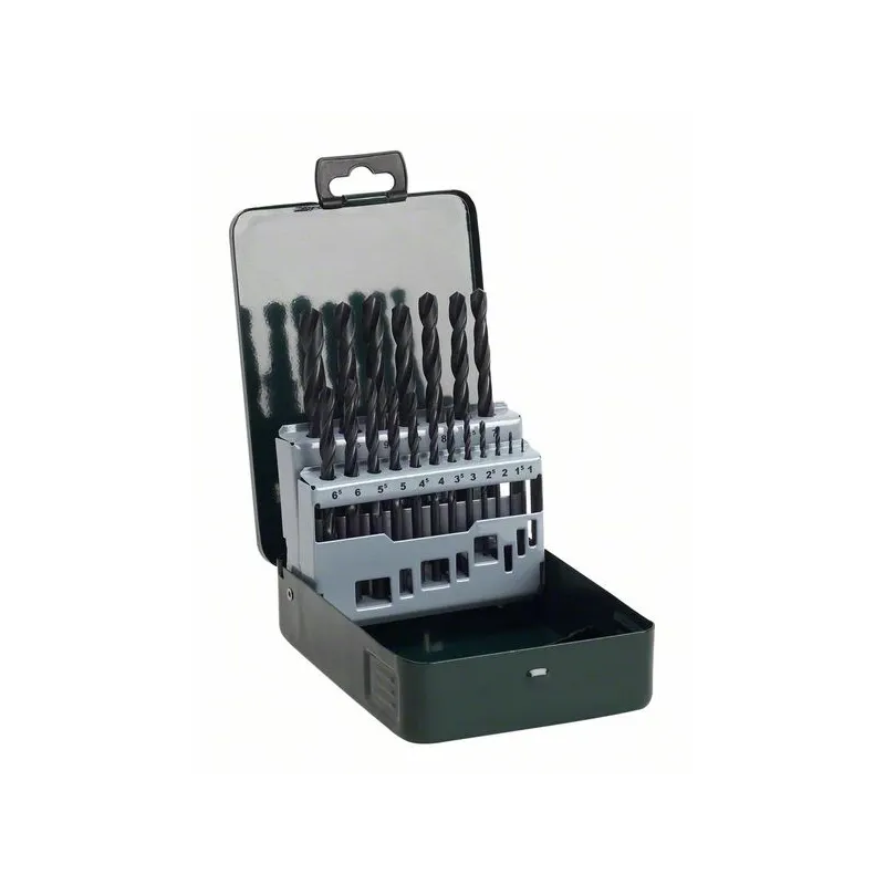 Metalo grąžtų komplektas Bosch 2607019435. 19 vnt