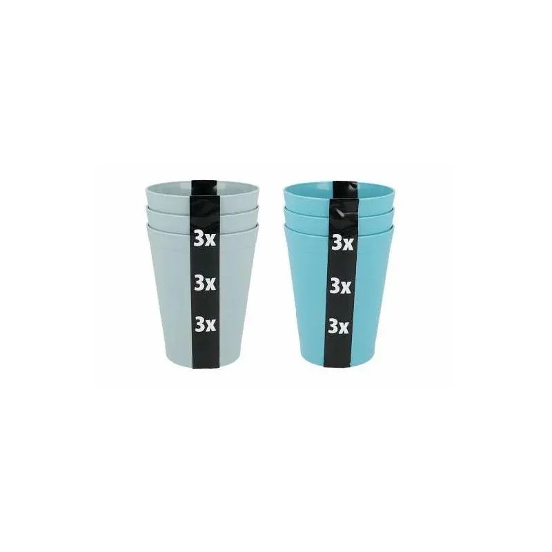 Kompl plastik puodelių 300ml 3vnt