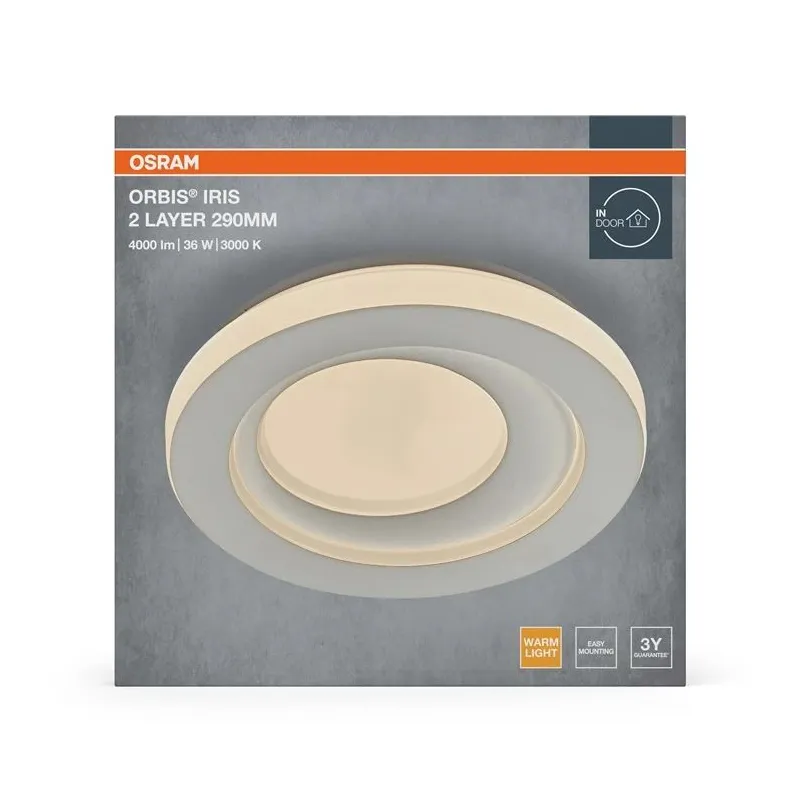 Luminaire osram led 36w 3k 2600lm d290