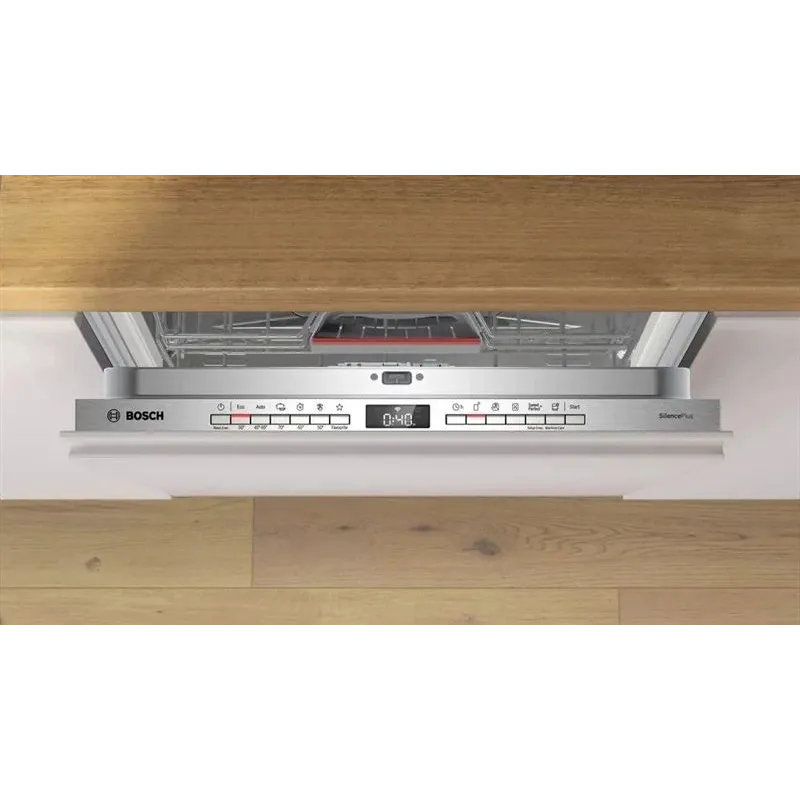 Iebūvējamā trauku mazgājamā mašīna Bosch SMV4EMX71S. balta