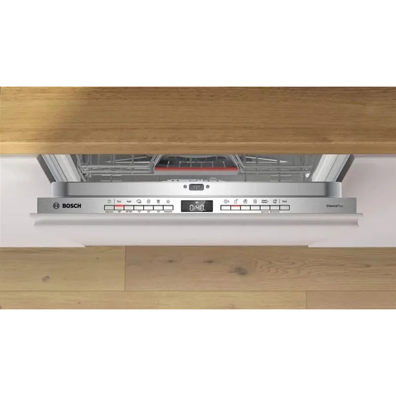 Iebūvējamā trauku mazgājamā mašīna Bosch SMV4EMX71S. balta
