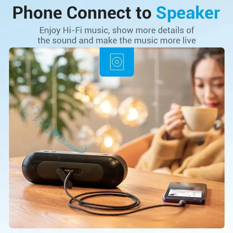 Cable audio 3.5mm to usb-c-1m bgkhf vention