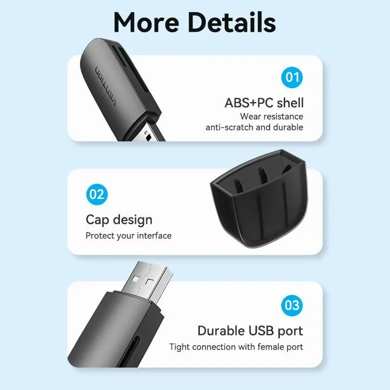 Memory reader usb2.0-cleb0 vention