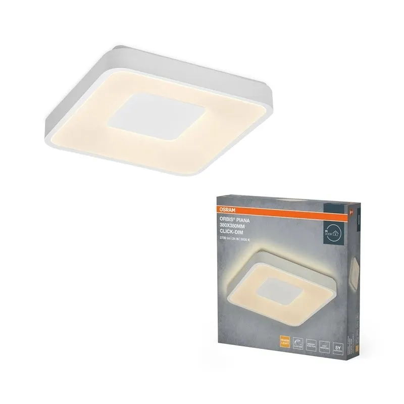 Luminaire osram led 24w 1450lm d380 wt