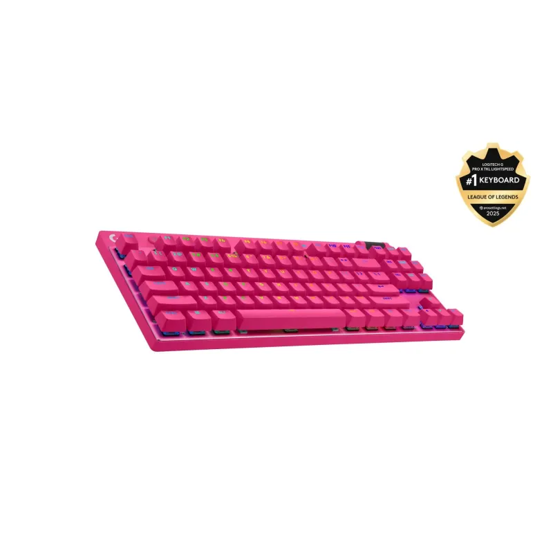 Keyboard wrl pro x tkl-pink 920-012159 logitech