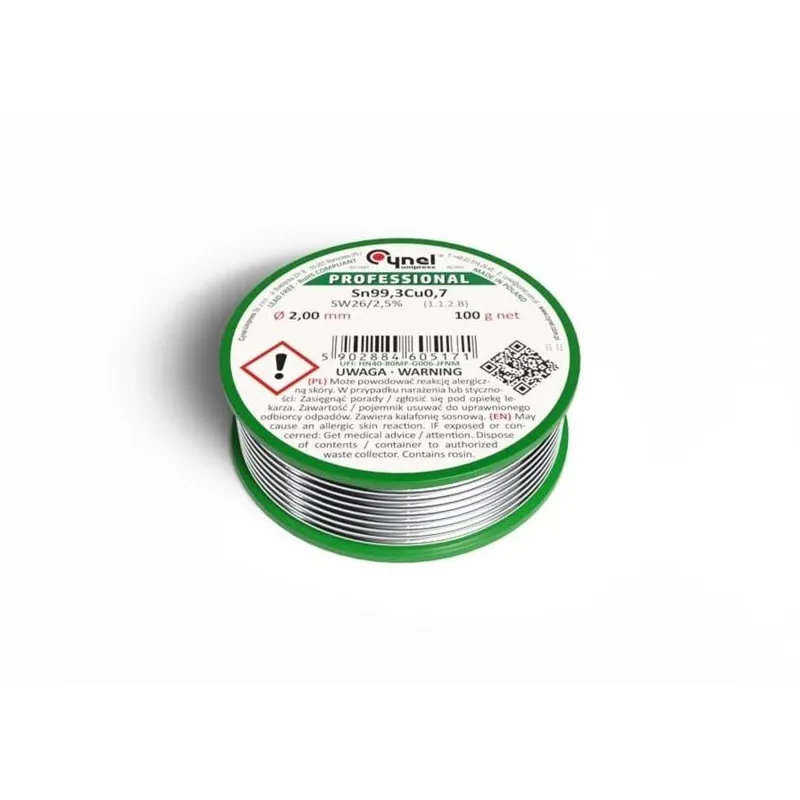 Lodalva sn99.3cu0.7-sw26-2.5% 1mm 100g