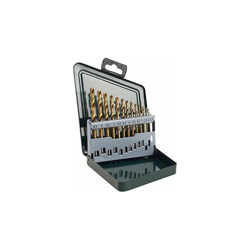 13-daļīgs titāna urbju komplekts metālam