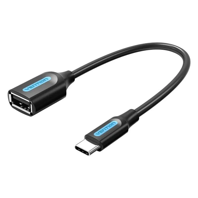 Cable usb2.0c male to a female-0.15m black ccsbb vention