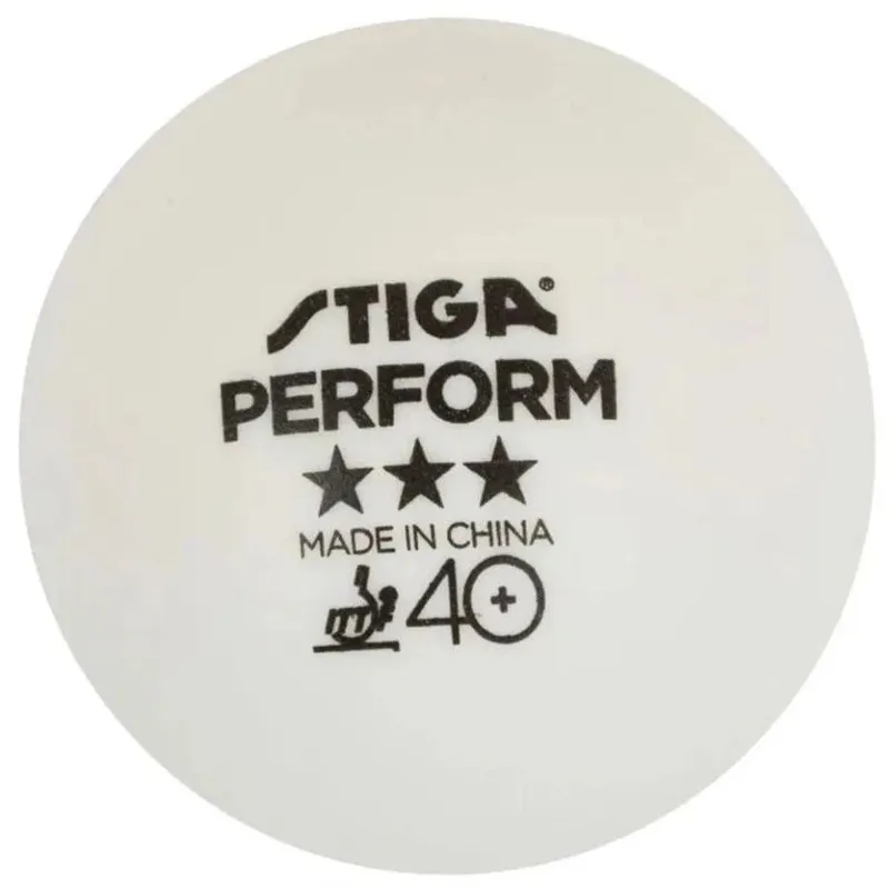 Galda tenisa bumbiņa Stiga. 40 mm. 6 gab.