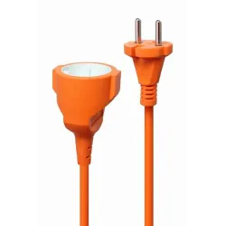Cable power extension 20m-orange pc-186xod-o-20m gembird
