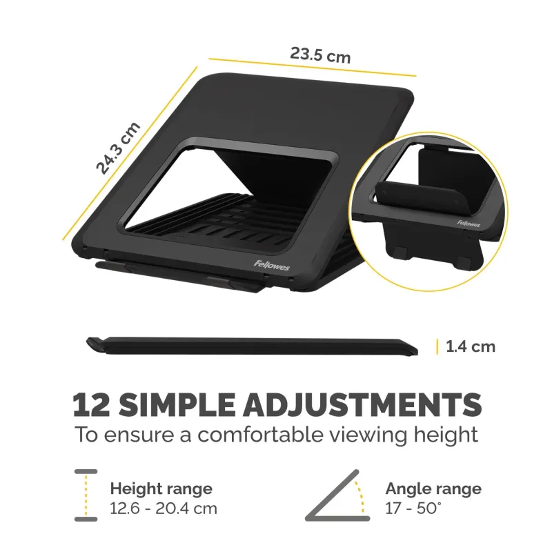Monitor acc stand breyta-black 100016558 fellowes