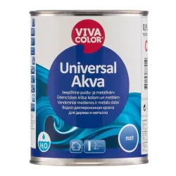 Emaliniai dažai univ Metal&Wood Matt A 0.9L balta