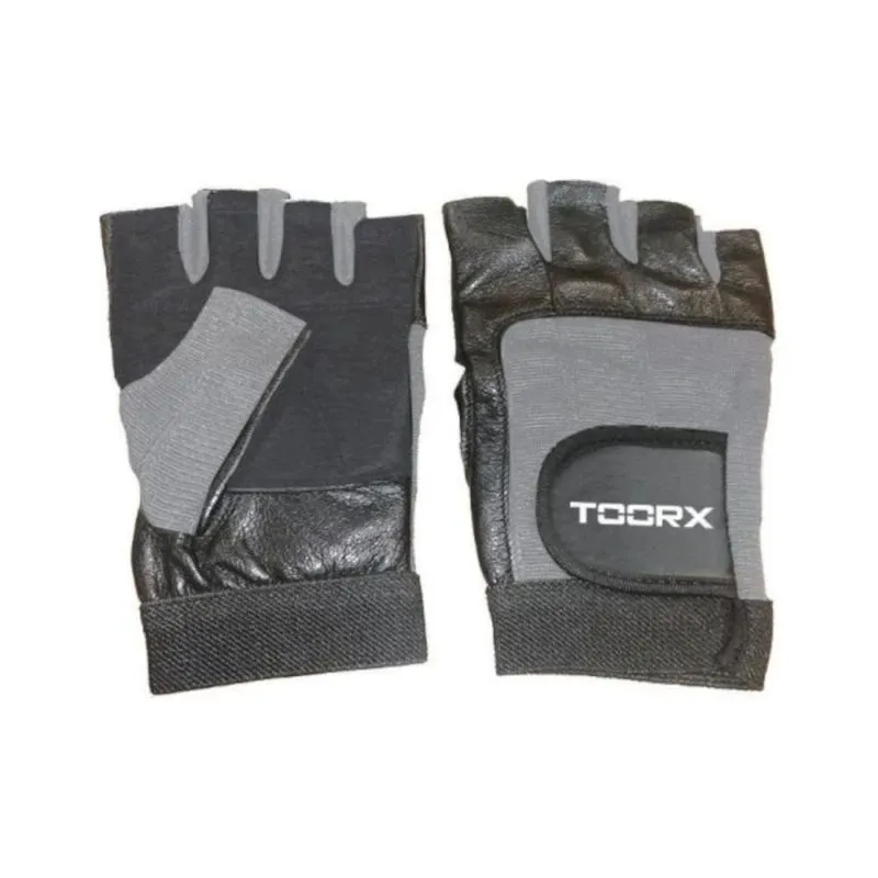 Treniņu cimdi TOORX Professional Gloves, melni pelēki ,L,