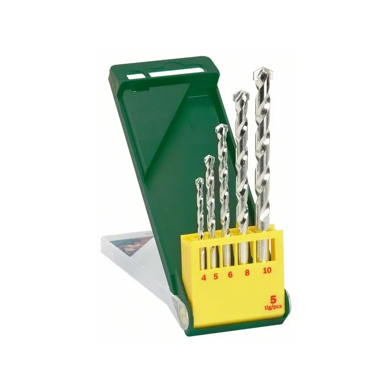 Grąžtų rinkinys Bosch, betonui, tiesus, 10 mm x 15 cm