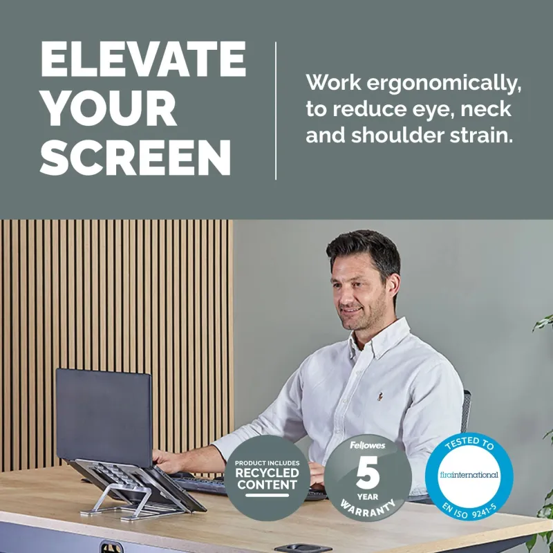 Nb acc stand portable-silver 100138867 fellowes