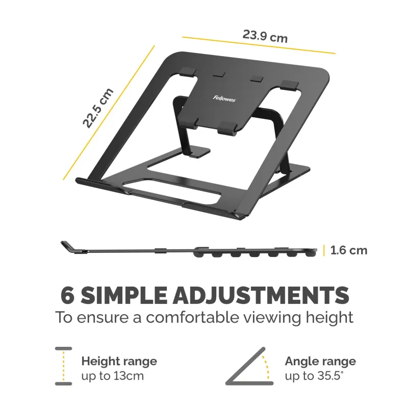 Nb acc stand portable-black 100138868 fellowes