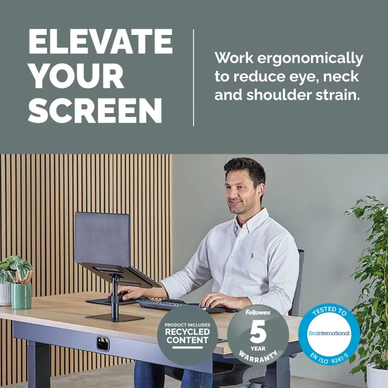 Nb acc desk stand-black 100138881 fellowes