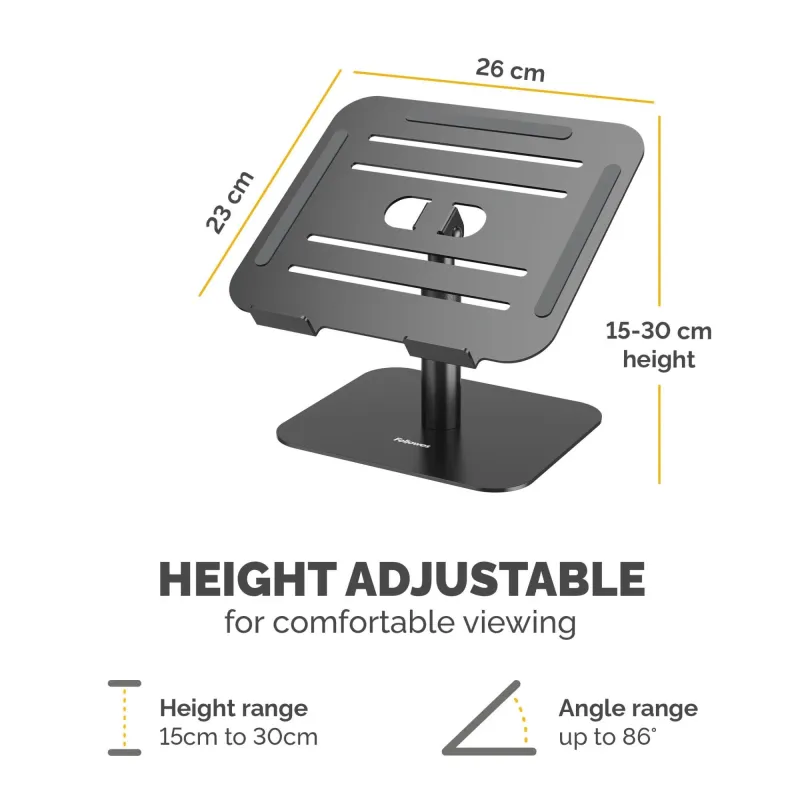 Nb acc desk stand-black 100138881 fellowes