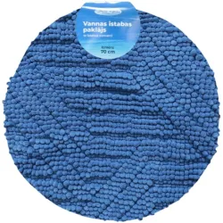 Vannas istabas paklājiņš D70cm Square, zils
