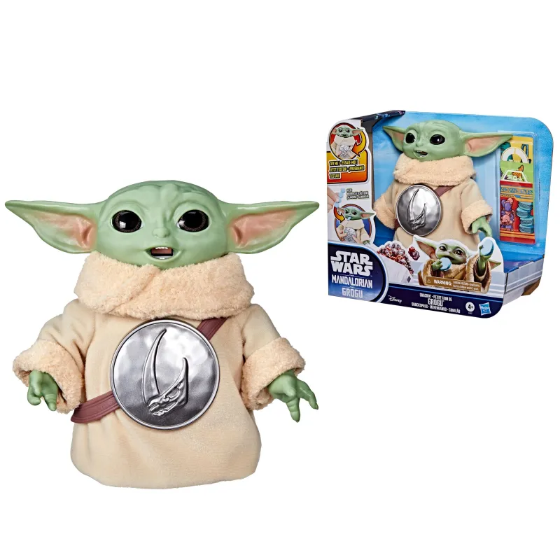 STAR WARS Figūra ar aksesuāriem Snacking Grogu, 16,5 cm