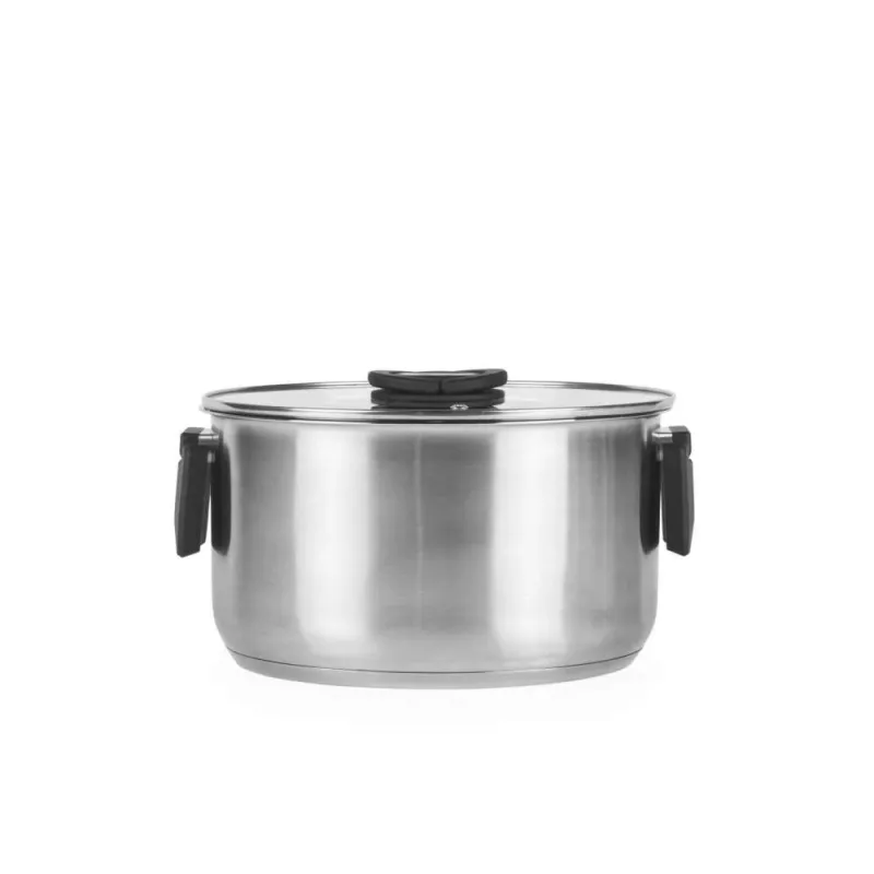 Salter BW14354 Stack-In Stainless Steel 3 Piece ,16-22-24 cm, Stockpot Set