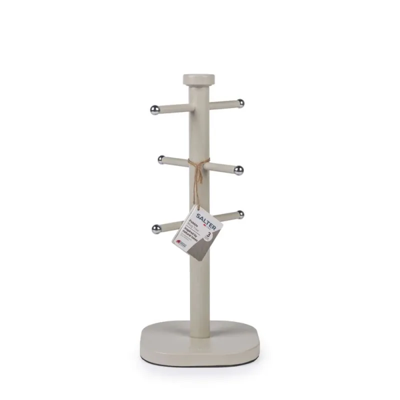 Salter BW14448O Pebble Mug Tree, Beige