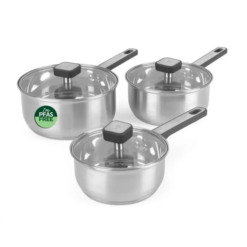 Salter BW14627 Expert 3 Piece ,16-18-20cm, Pan Set