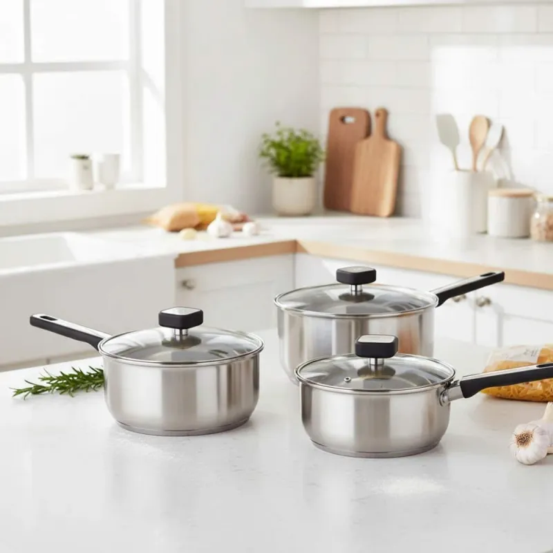 Salter BW14627 Expert 3 Piece ,16-18-20cm, Pan Set