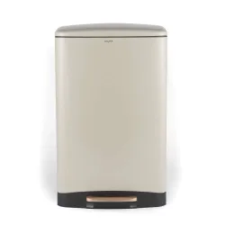 Salter BW14806 Pebble 50L Pedal Bin, Beige