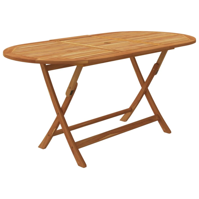 vidaXL 7-daļīgs dārza mēbeļu komplekts, saliekams, akācijas masīvkoks