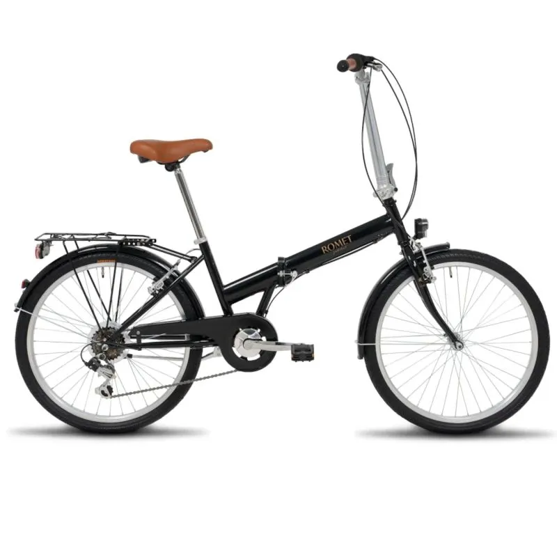Saliekamais velosipēds ROMET Jubilat ECO, melns