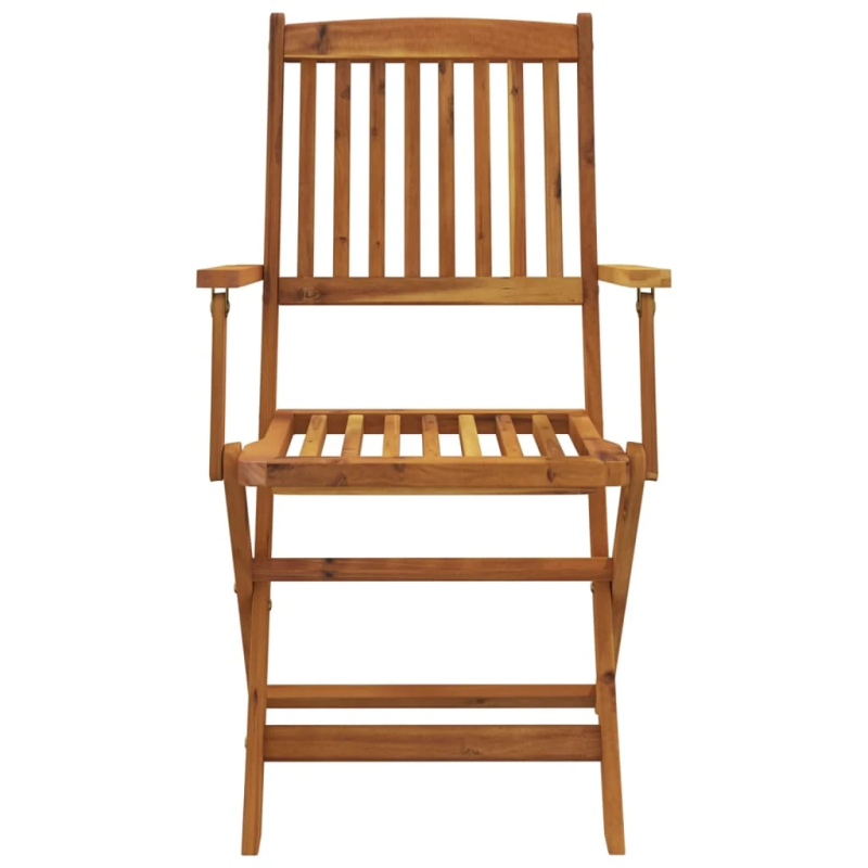 vidaXL 7-daļīgs dārza mēbeļu komplekts, saliekams, akācijas masīvkoks