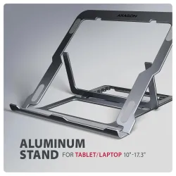 Nb acc stand 10-17.3-aluminum grey stnd-lag axagon